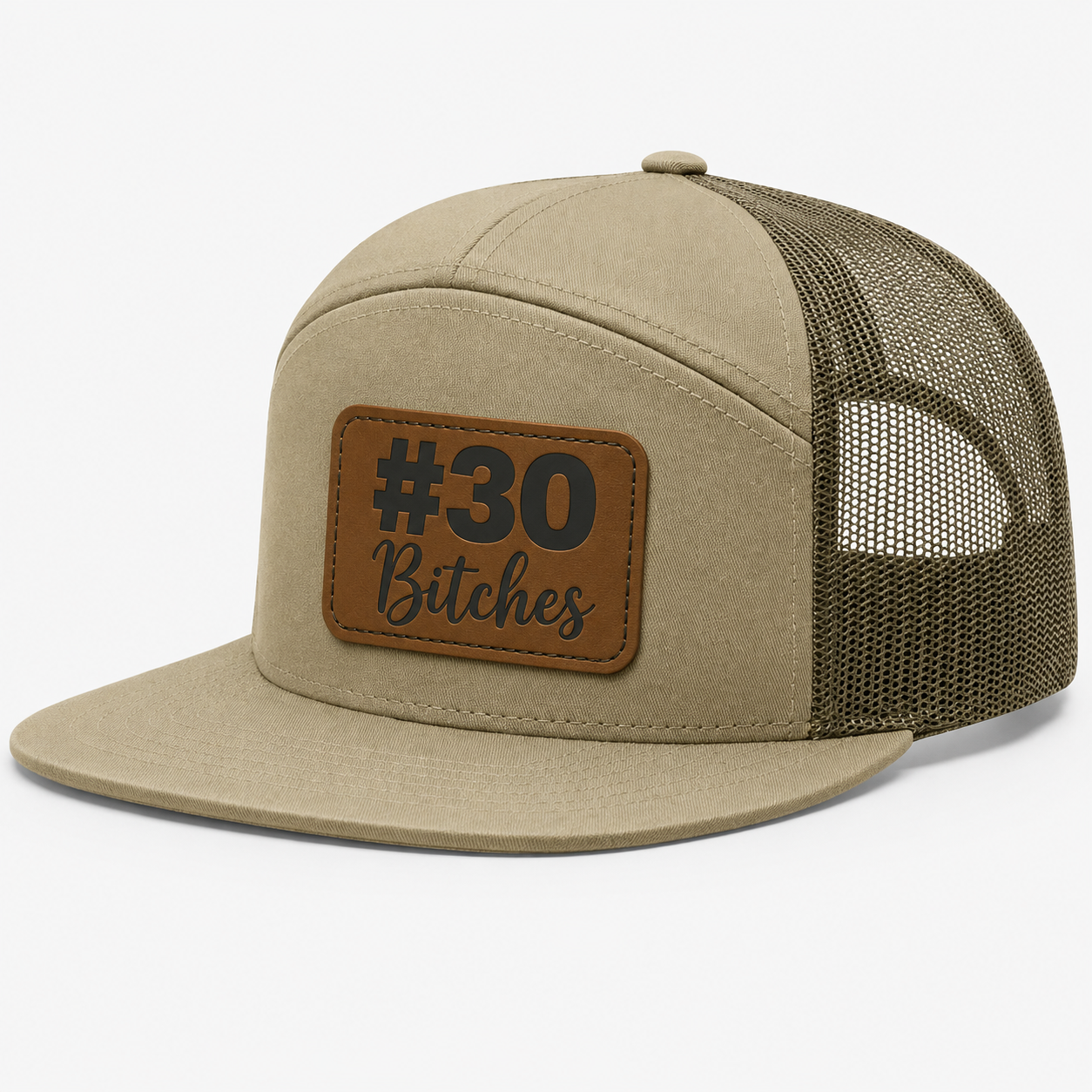 #30 Bitches Leather Patch Hat