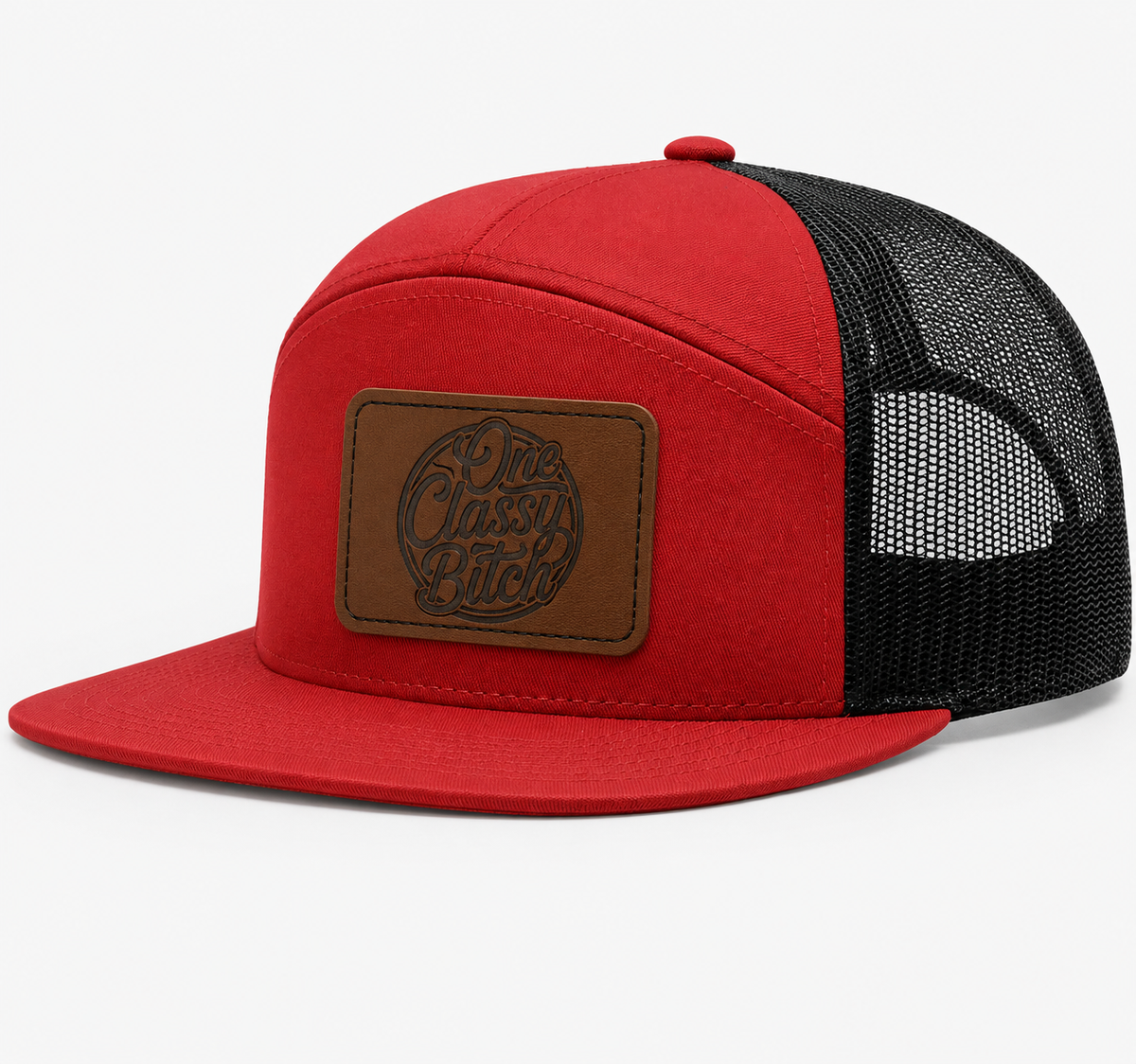 One Classy Bitch Leather Patch Hat