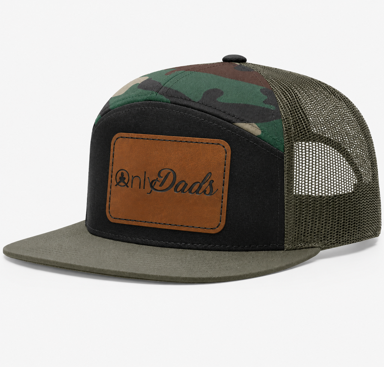 Only Dads Leather Patch Hat