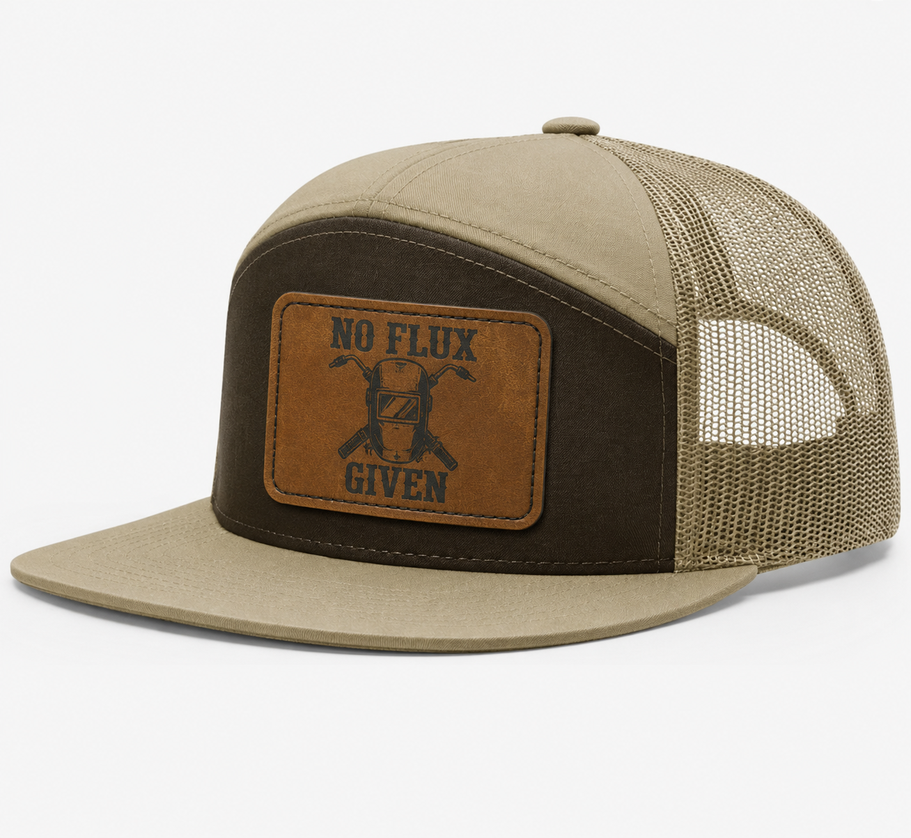 No Flux Given Leather Patch Hat