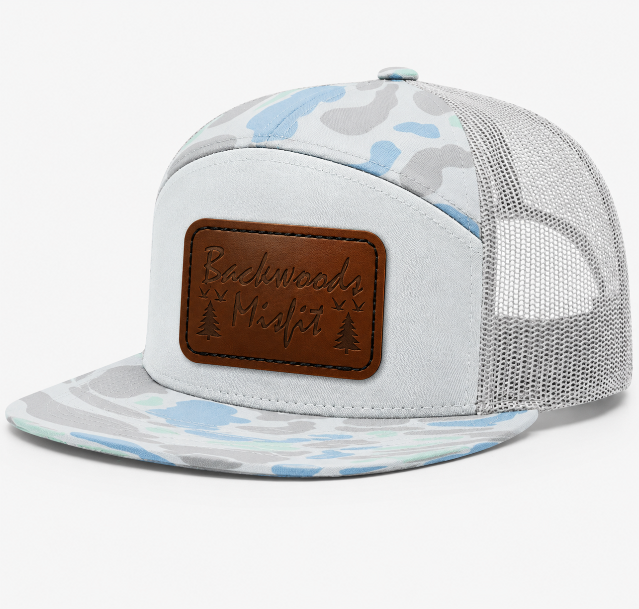 Backwoods Misfit Leather Patch Hat