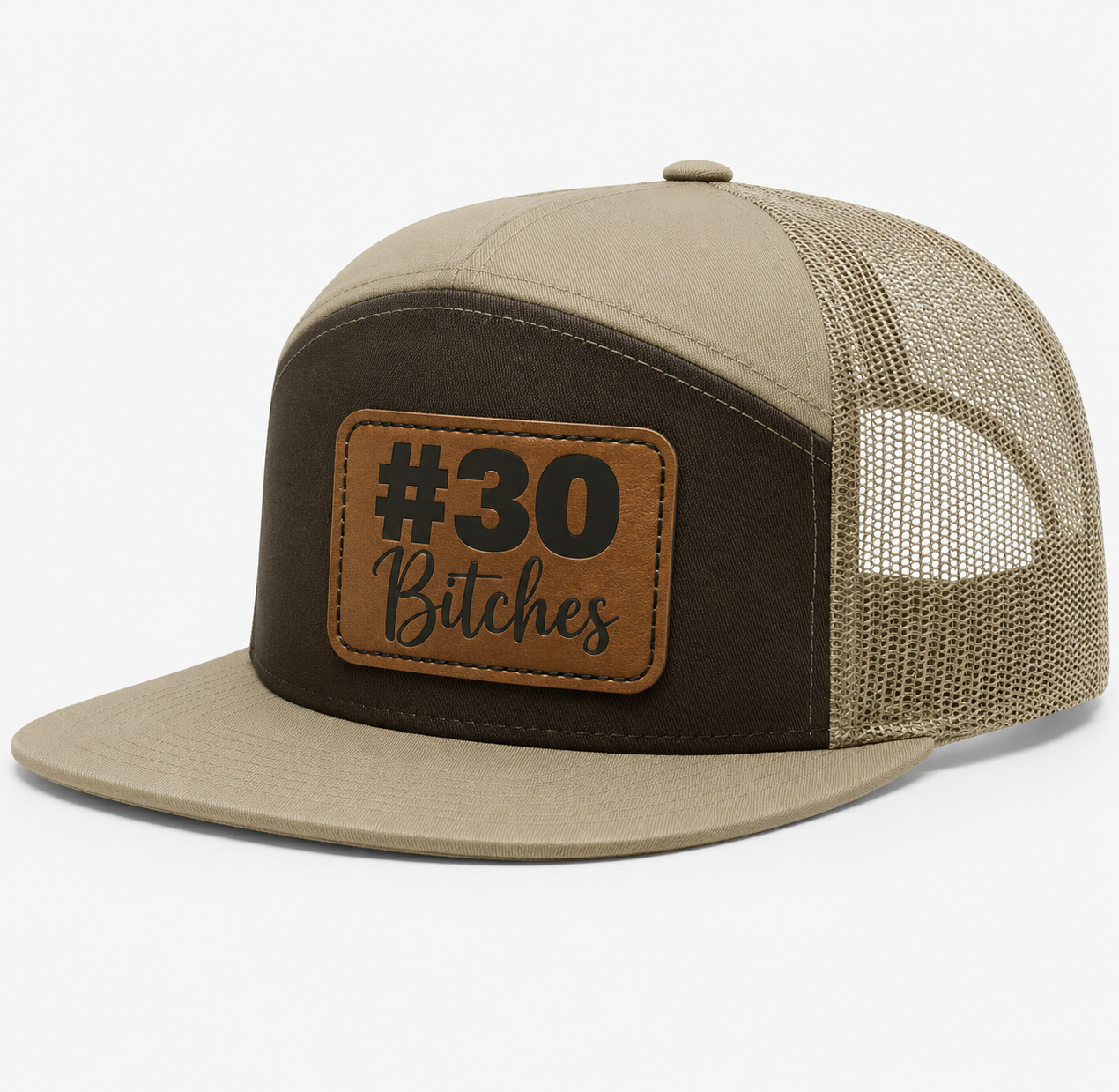 #30 Bitches Leather Patch Hat