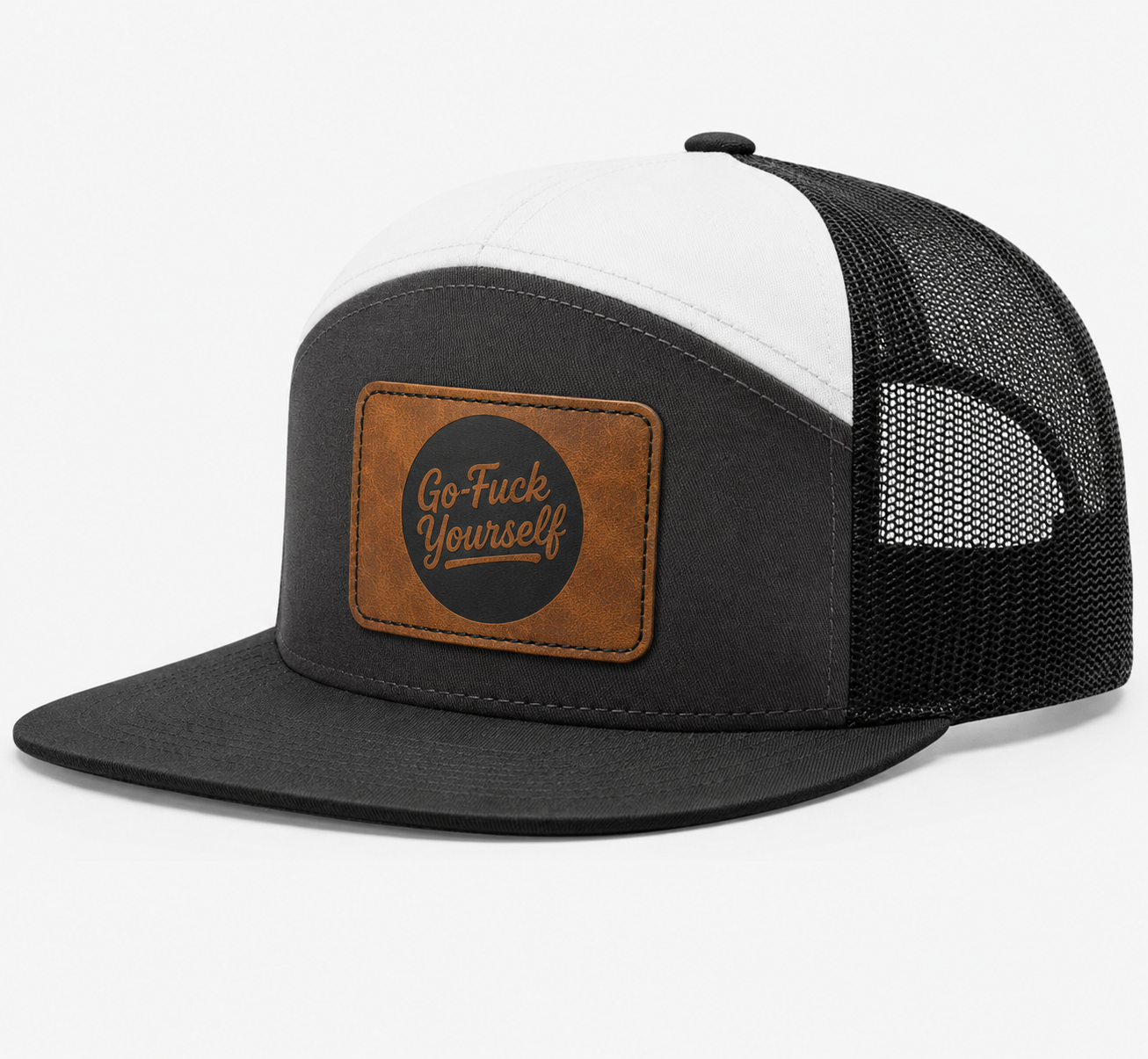 Go Fuck Your Self Leather Patch Hat