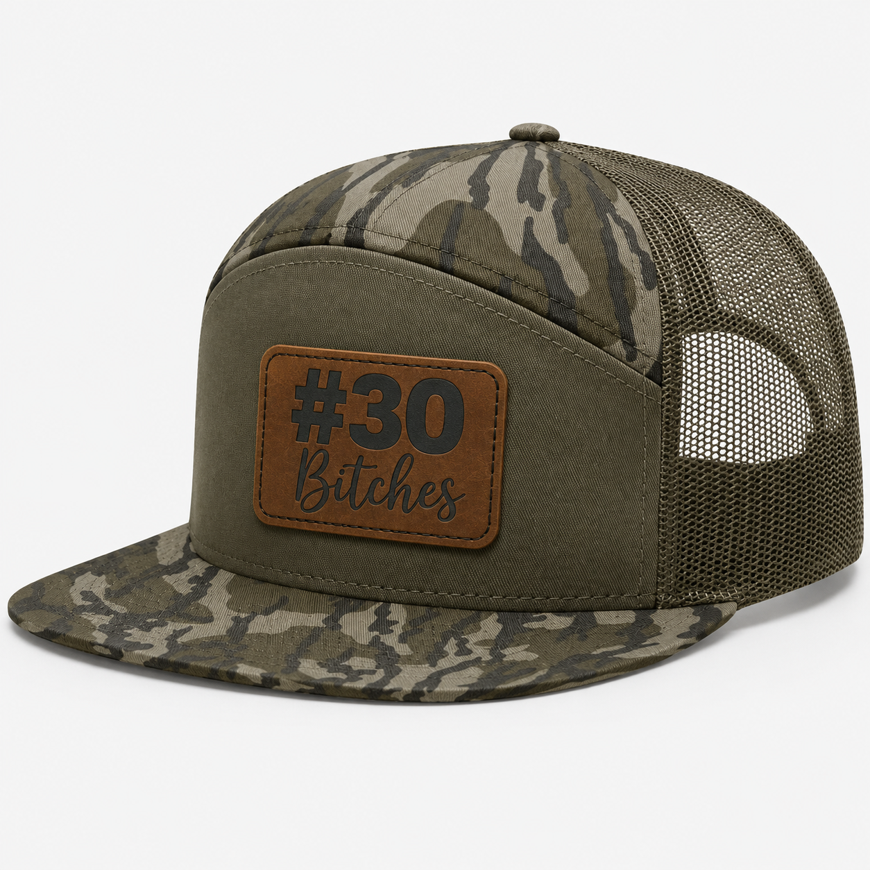 #30 Bitches Leather Patch Hat