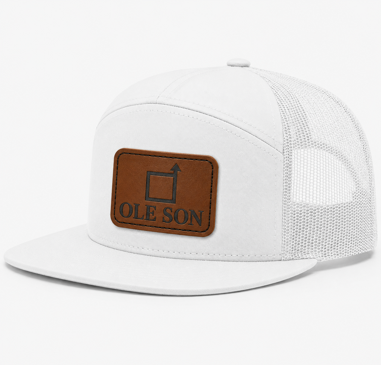 Square Up Ole Son Leather Patch Hat