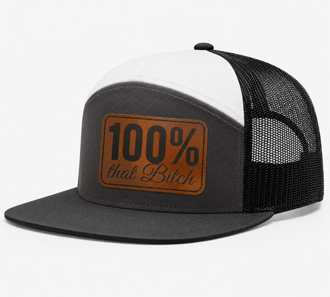 100% Percent That Bitch Leather Patch Hat