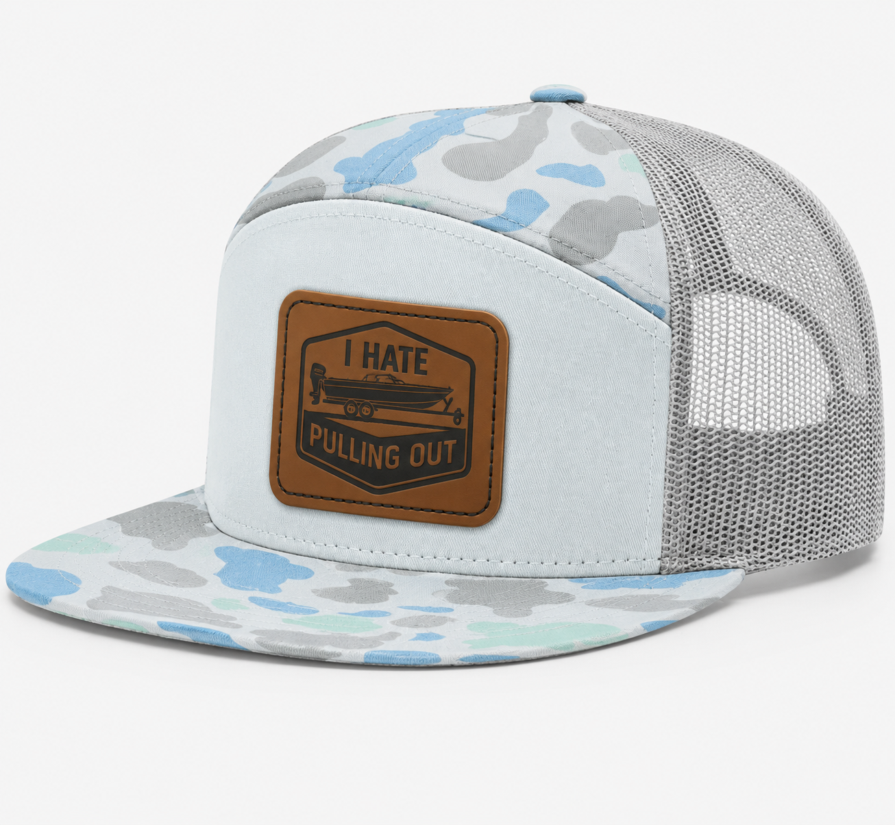I Hate Pulling Out Leather Patch Hat