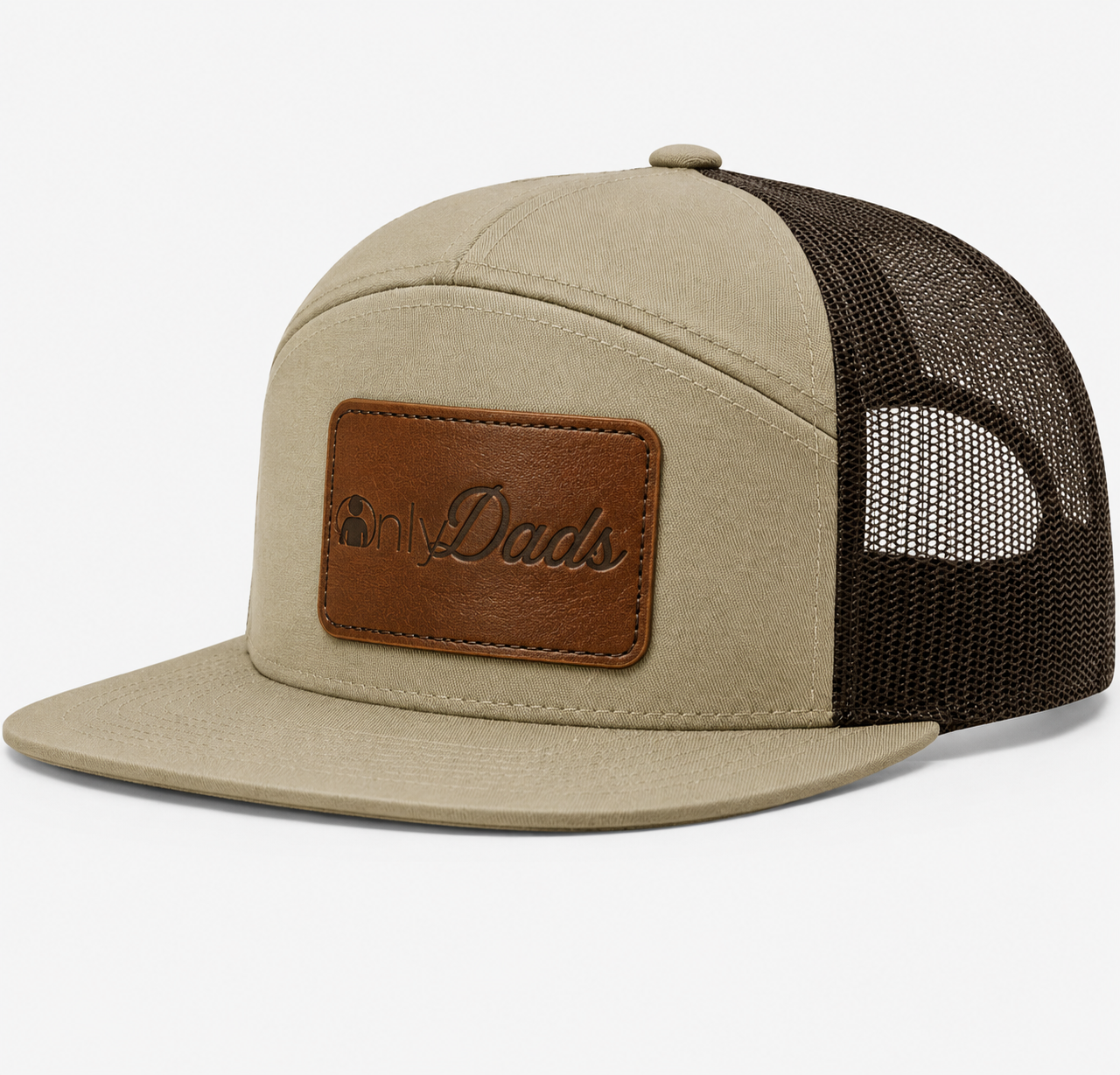 Only Dads Leather Patch Hat