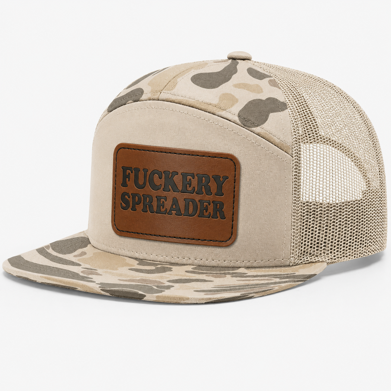 Fuckery Spreader Leather Patch Hat
