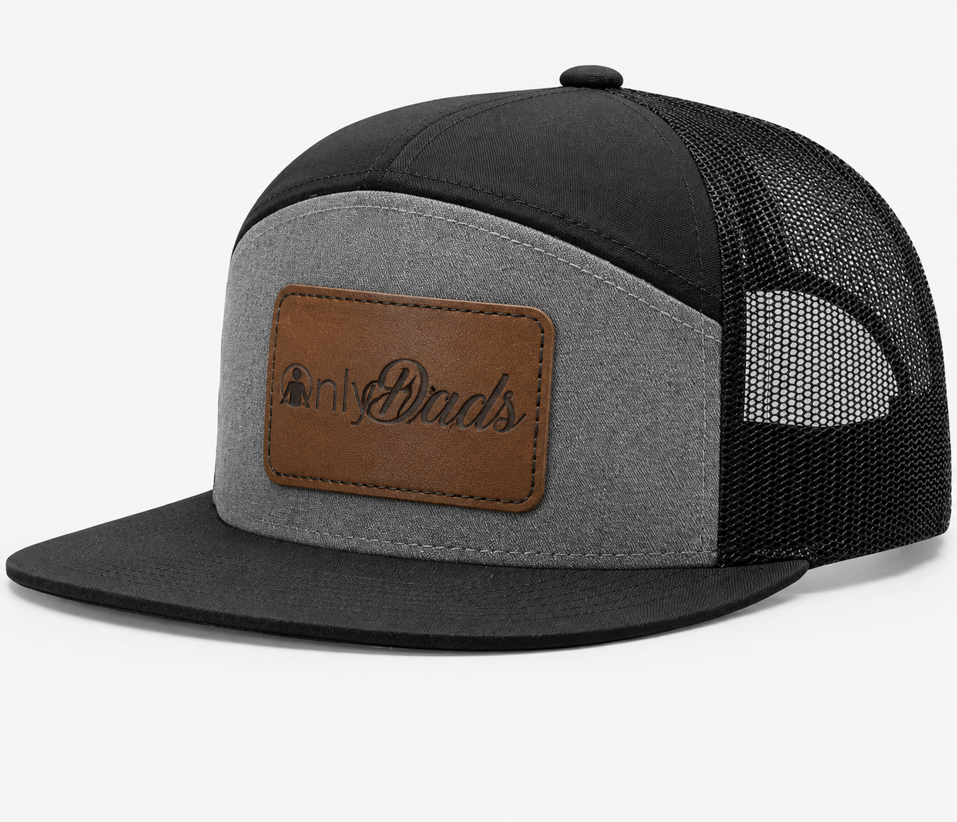 Only Dads Leather Patch Hat