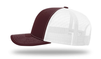 Richardson 112 Trucker Hat - Premium Blank Baseball Cap, Adjustable Snapback Hat - Structured Six Panel Richardson Blank Hats