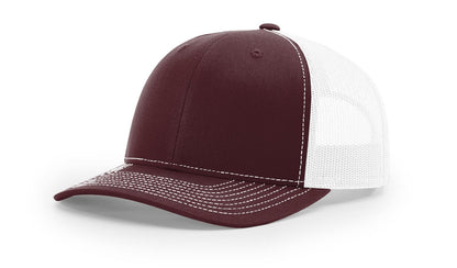 Richardson 112 Trucker Hat - Premium Blank Baseball Cap, Adjustable Snapback Hat - Structured Six Panel Richardson Blank Hats
