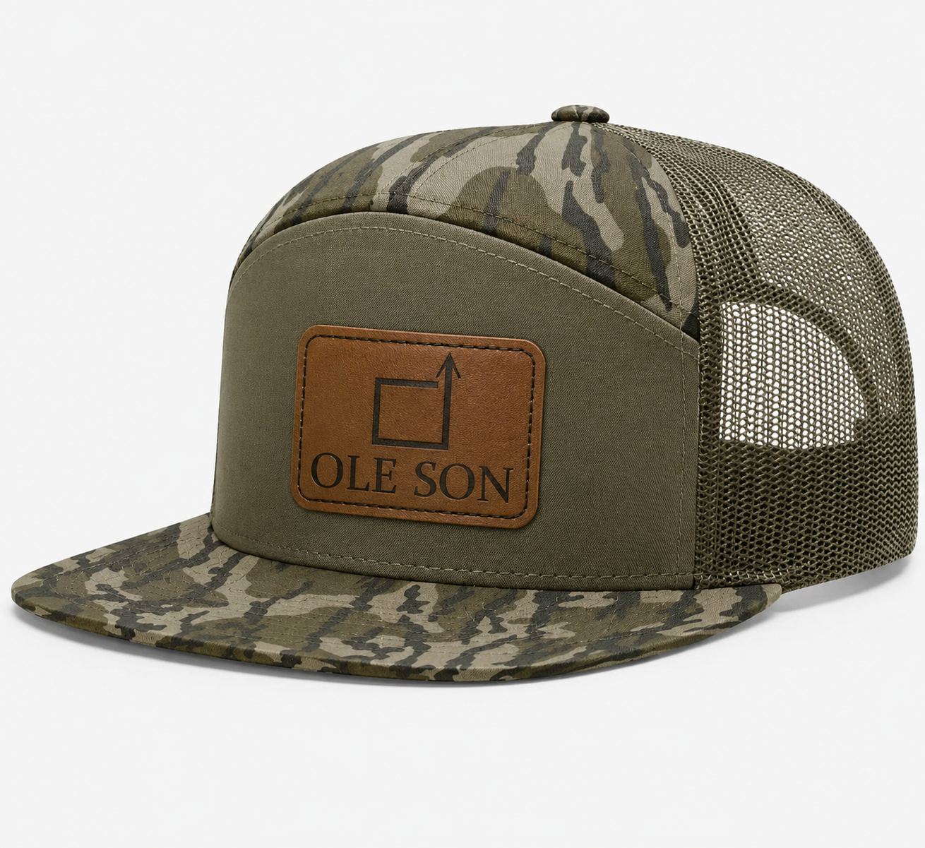 Square Up Ole Son Leather Patch Hat