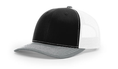 Richardson 112 Trucker Hat - Premium Blank Baseball Cap, Adjustable Snapback Hat - Structured Six Panel Richardson Blank Hats