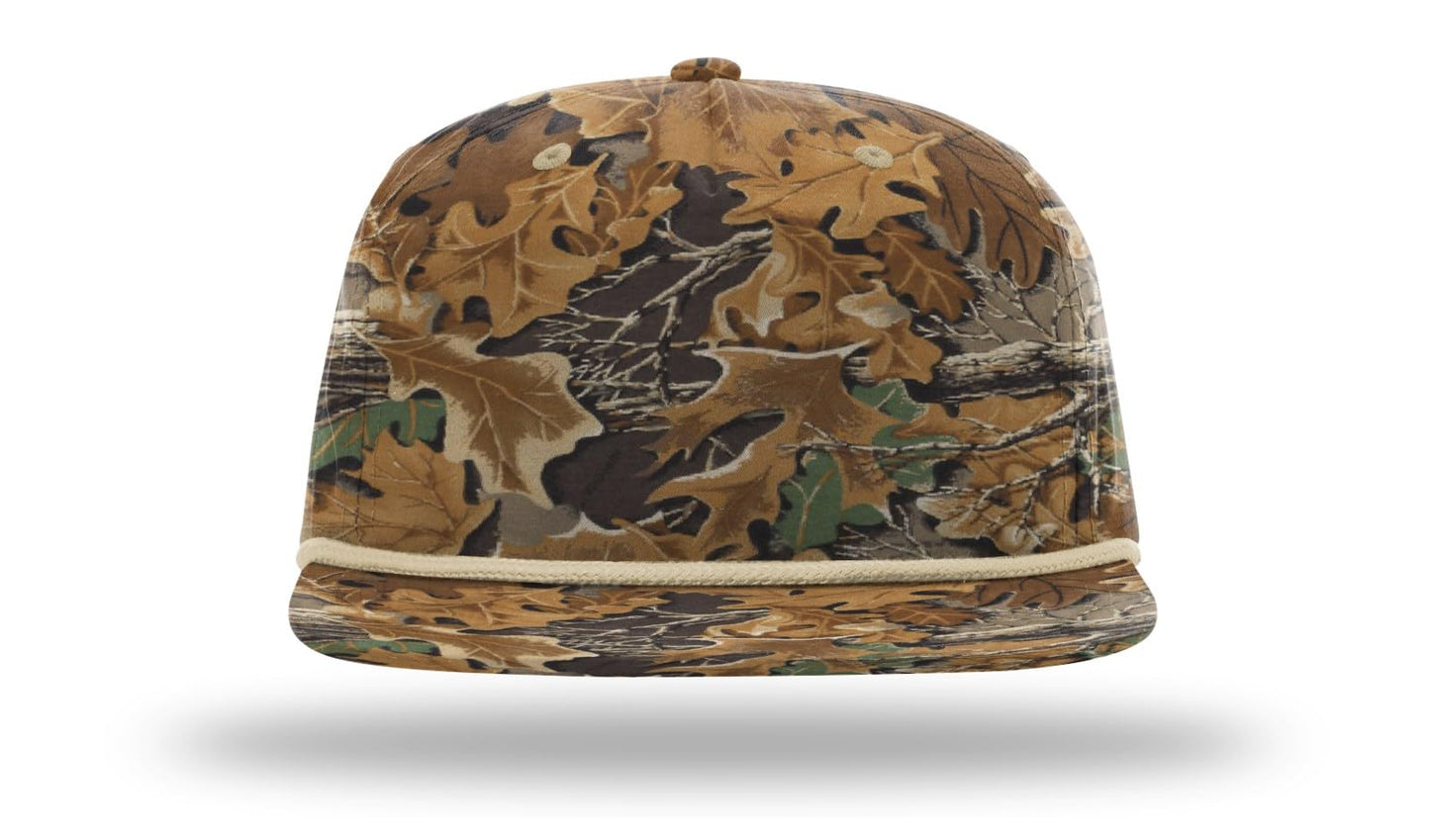 Richardson 256 256P Umpqua Rope Snapback Cap Adjustable Hat Blank Camo Hat Bulk Hats