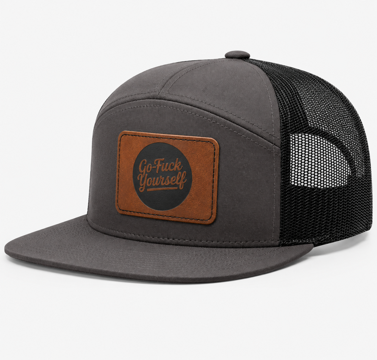 Go Fuck Your Self Leather Patch Hat