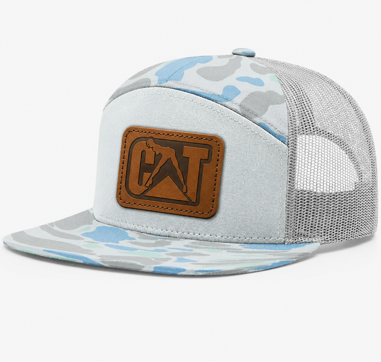 CAT Equipment Leather Patch Hat
