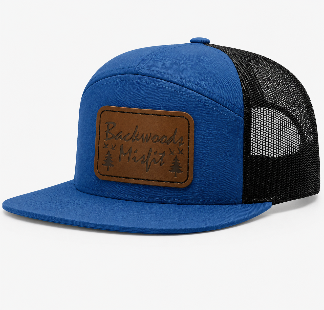 Backwoods Misfit Leather Patch Hat
