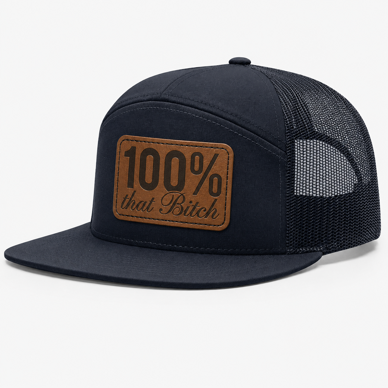 100% Percent That Bitch Leather Patch Hat