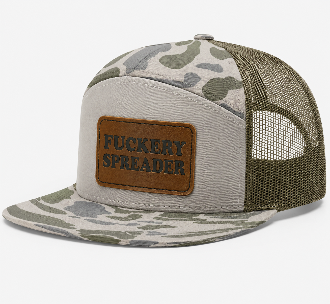 Fuckery Spreader Leather Patch Hat