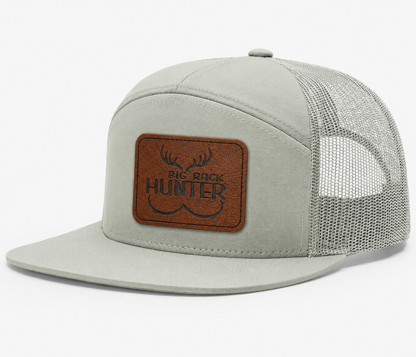 Big Rack Hunter Leather Patch Hat