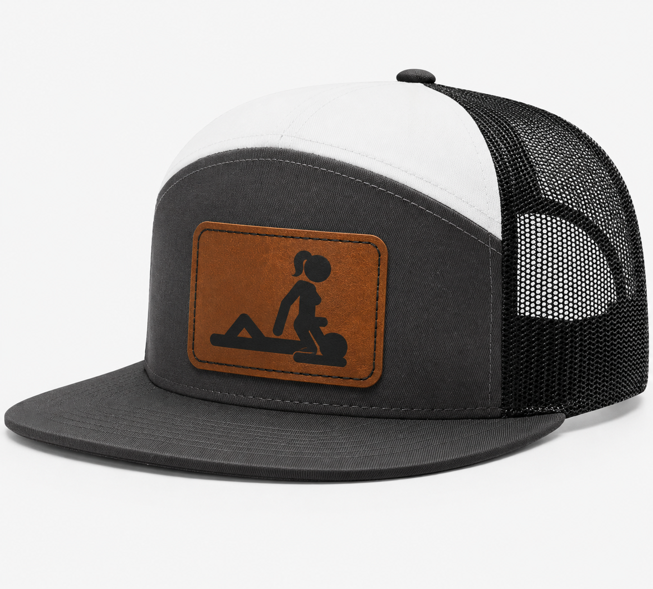 Ride My Face Leather Patch Hat