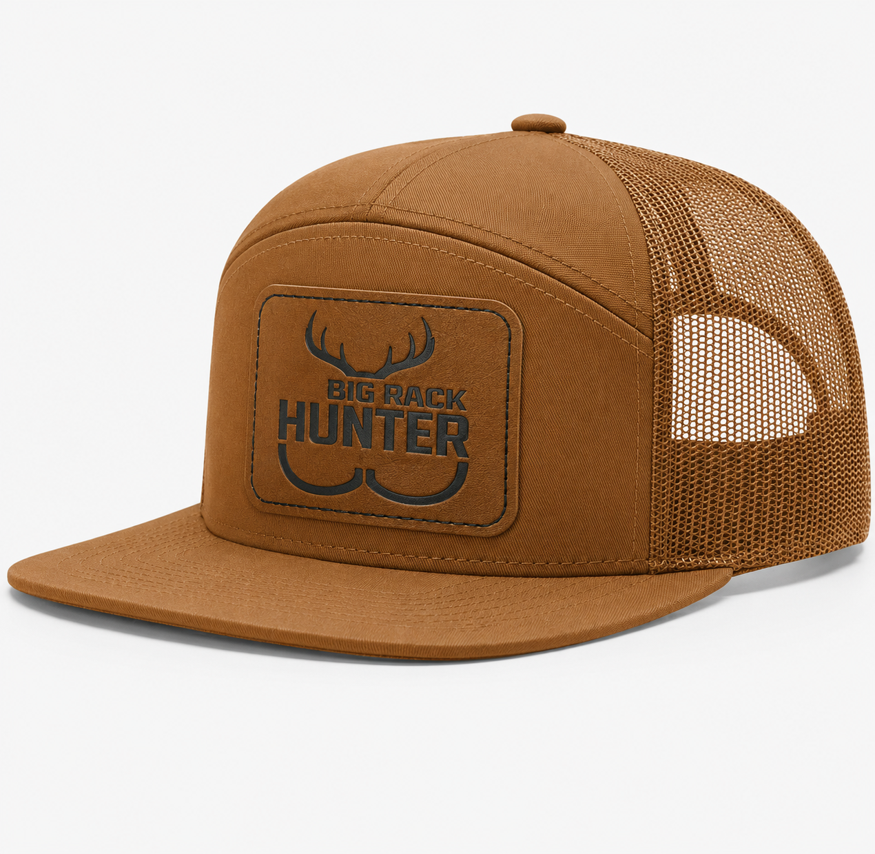 Big Rack Hunter Leather Patch Hat
