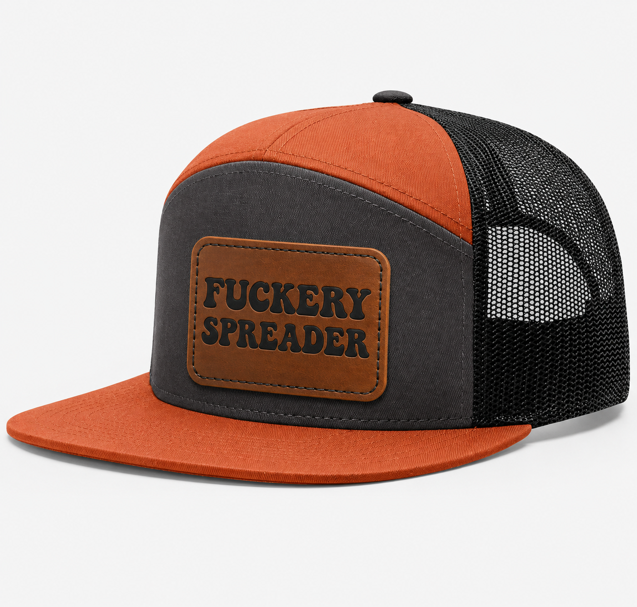 Fuckery Spreader Leather Patch Hat