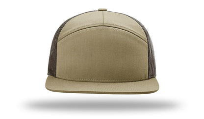 Richardson 168 168P Hat 7-Panel Trucker Cap Hi-Pro Snapback Cap Camo Hat Adjustable Baseball Hat Blank Hat Bulk Hats