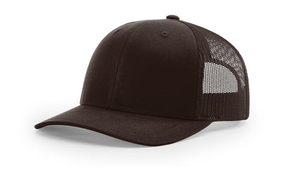 Richardson 112 Trucker Hat - Premium Blank Baseball Cap, Adjustable Snapback Hat - Structured Six Panel Richardson Blank Hats