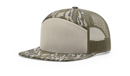 Richardson 168 168P Hat 7-Panel Trucker Cap Hi-Pro Snapback Cap Camo Hat Adjustable Baseball Hat Blank Hat Bulk Hats