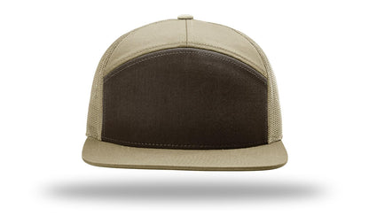 Richardson 168 168P Hat 7-Panel Trucker Cap Hi-Pro Snapback Cap Camo Hat Adjustable Baseball Hat Blank Hat Bulk Hats