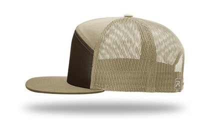 Richardson 168 168P Hat 7-Panel Trucker Cap Hi-Pro Snapback Cap Camo Hat Adjustable Baseball Hat Blank Hat Bulk Hats