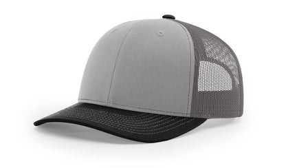Richardson 112 Trucker Hat - Premium Blank Baseball Cap, Adjustable Snapback Hat - Structured Six Panel Richardson Blank Hats