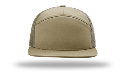 Richardson 168 168P Hat 7-Panel Trucker Cap Hi-Pro Snapback Cap Camo Hat Adjustable Baseball Hat Blank Hat Bulk Hats