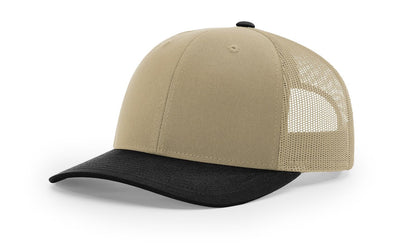 Richardson 112 Trucker Hat - Premium Blank Baseball Cap, Adjustable Snapback Hat - Structured Six Panel Richardson Blank Hats