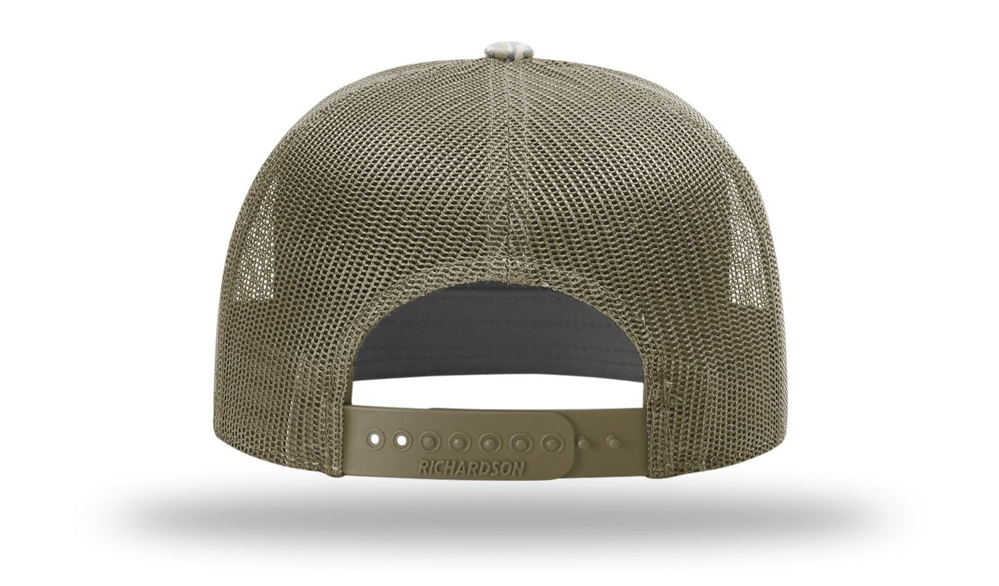 Richardson 168 168P Hat 7-Panel Trucker Cap Hi-Pro Snapback Cap Camo Hat Adjustable Baseball Hat Blank Hat Bulk Hats