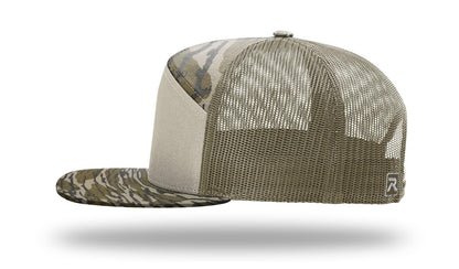 Richardson 168 168P Hat 7-Panel Trucker Cap Hi-Pro Snapback Cap Camo Hat Adjustable Baseball Hat Blank Hat Bulk Hats