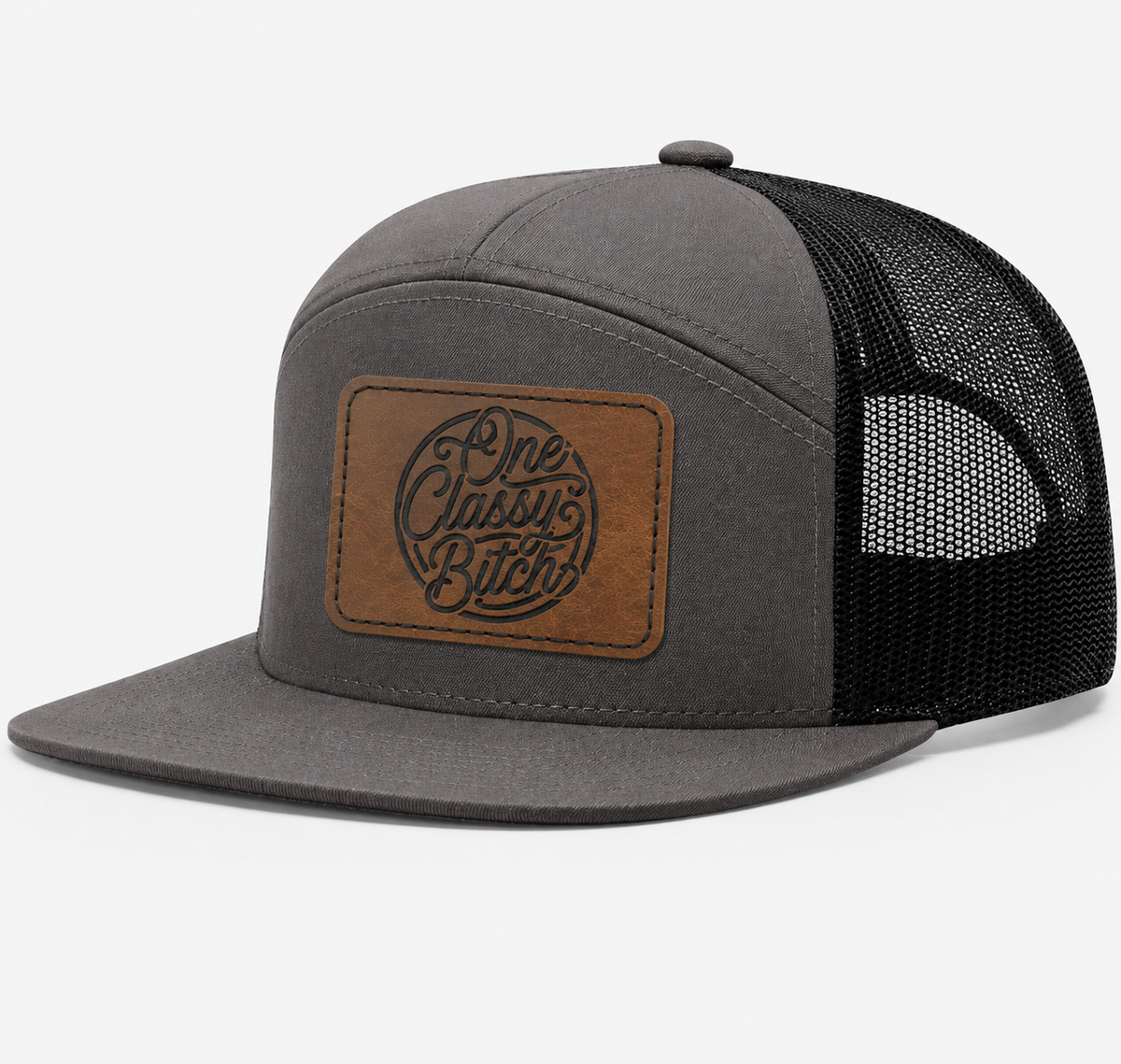 One Classy Bitch Leather Patch Hat