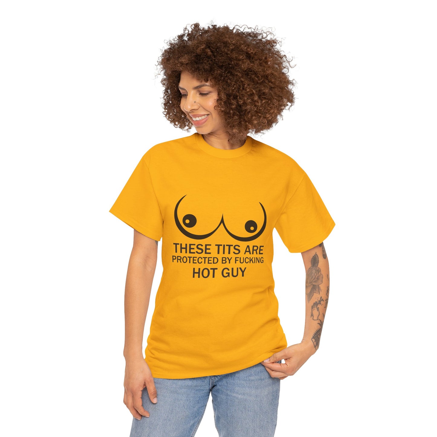 These Tits Are Protected by Fucking Hot Guy T Shirt