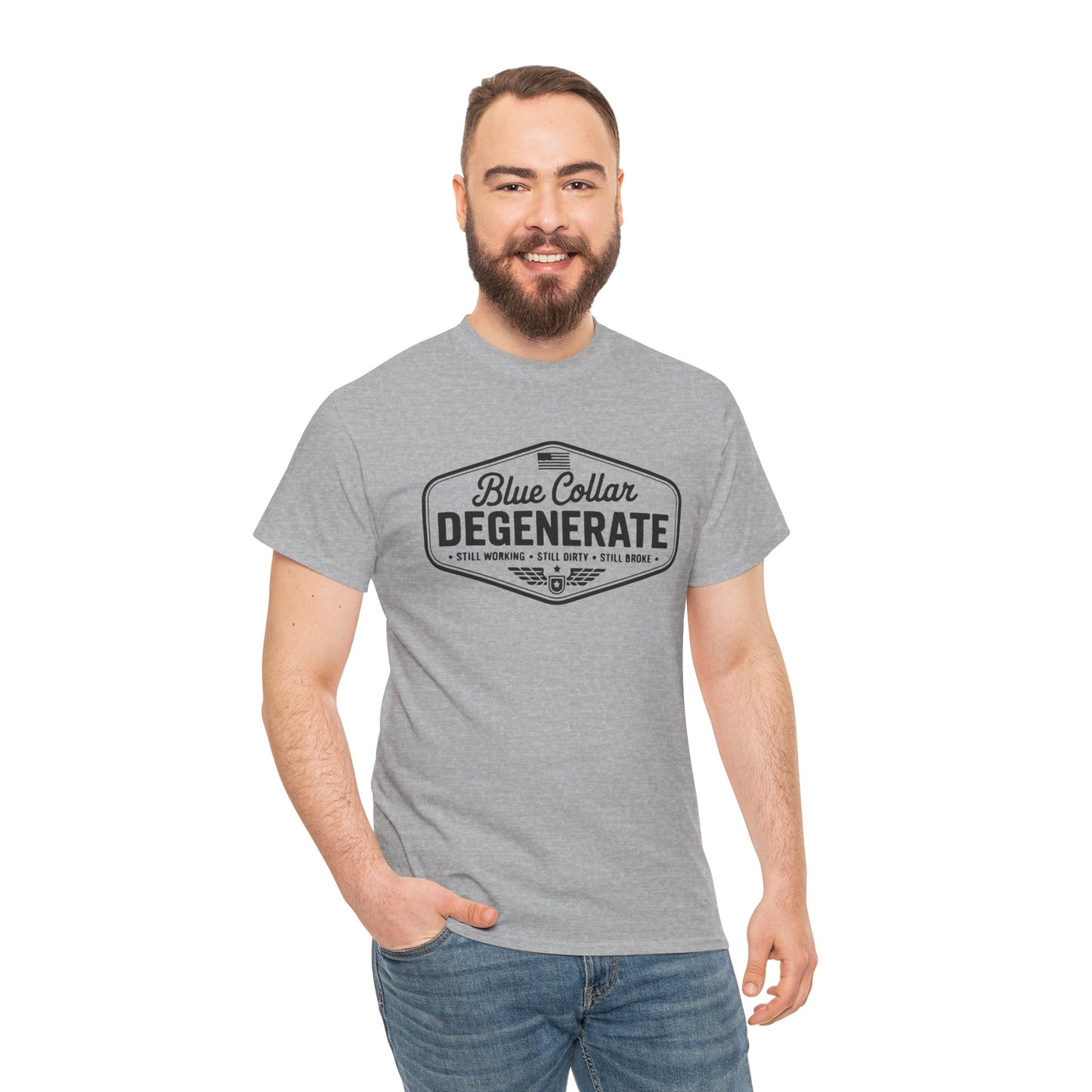 Blue Collar Degenerate T Shirt