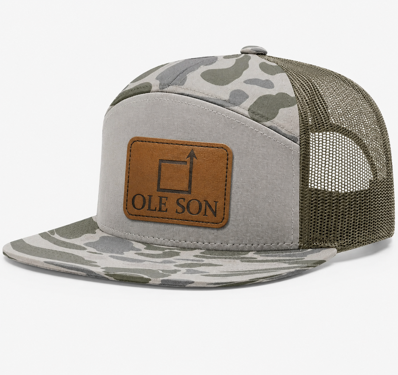 Square Up Ole Son Leather Patch Hat