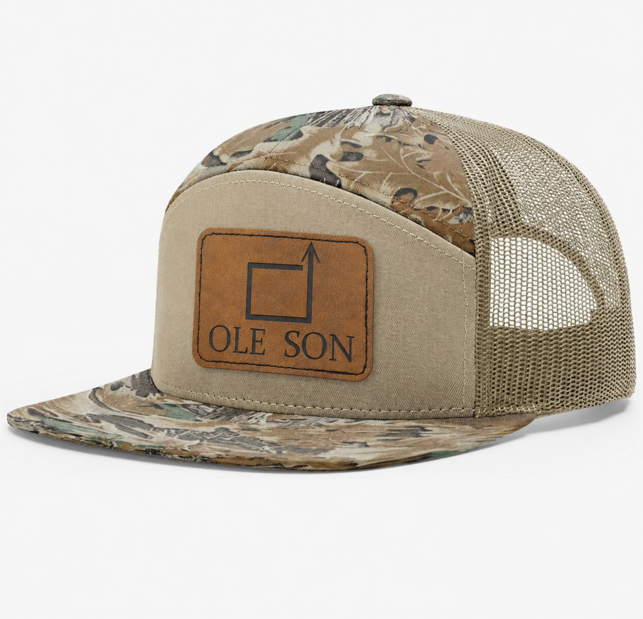 Square Up Ole Son Leather Patch Hat