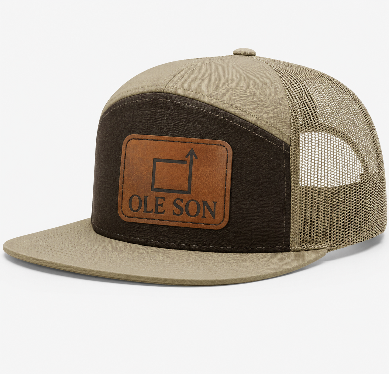 Square Up Ole Son Leather Patch Hat