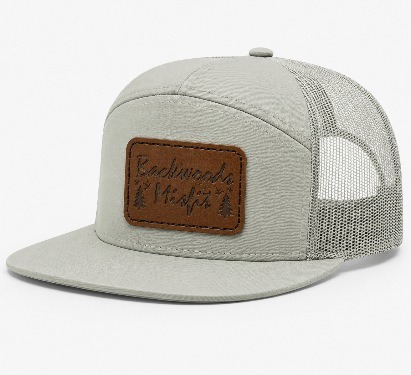 Backwoods Misfit Leather Patch Hat