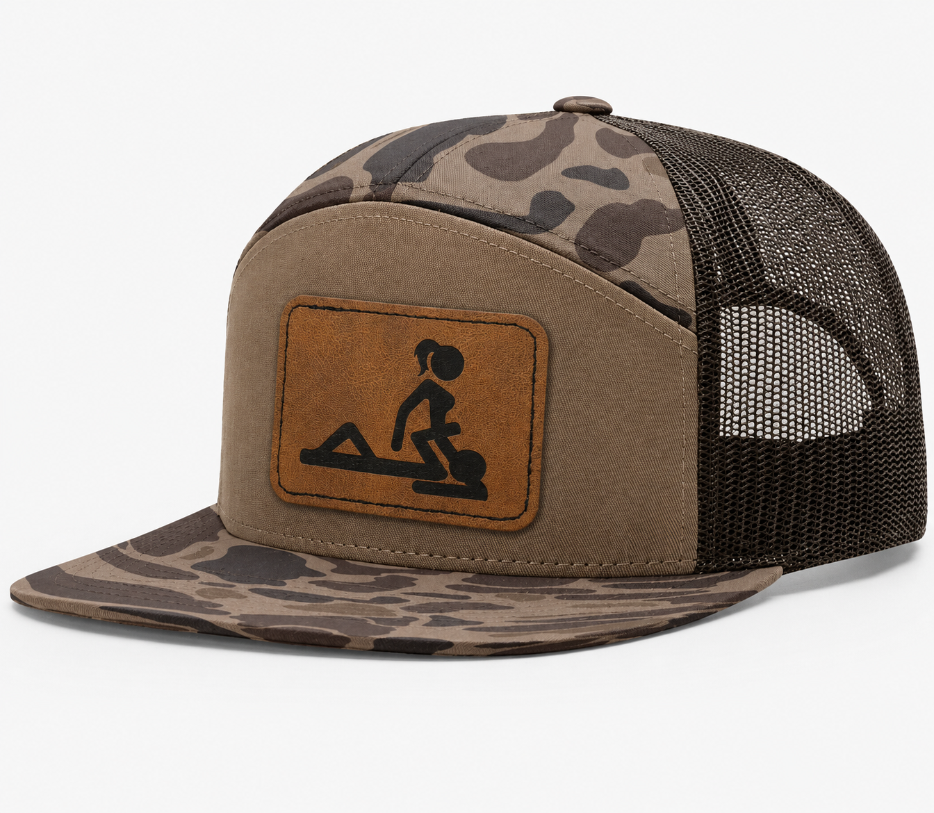 Ride My Face Leather Patch Hat