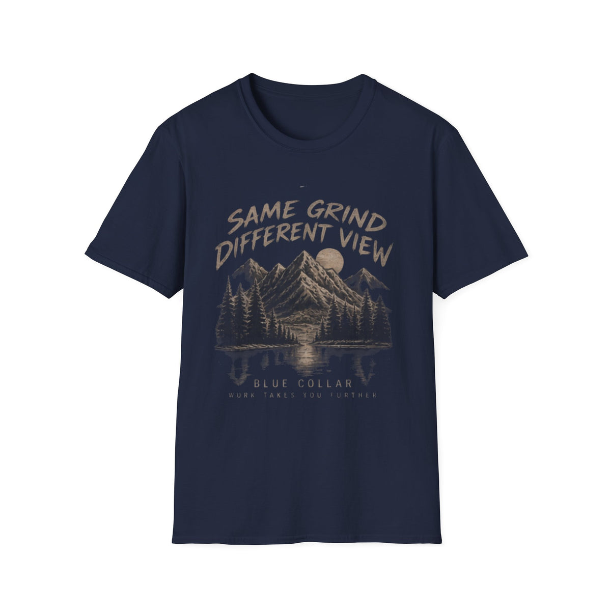 Same Grind Different View Mountain - T-Shirt