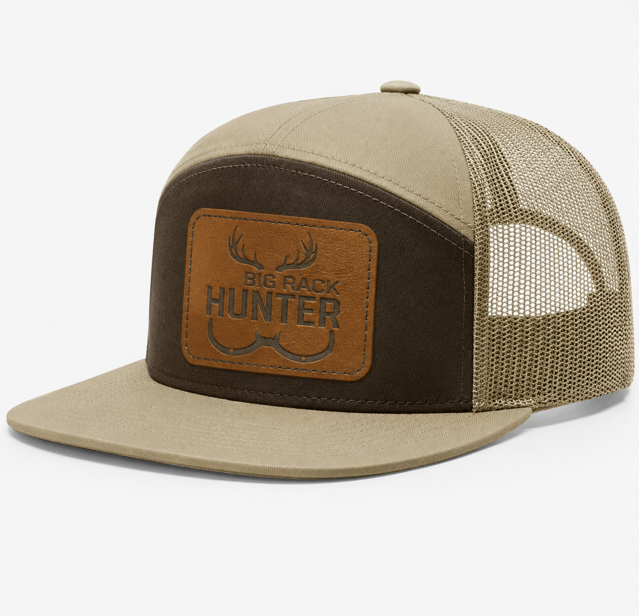 Big Rack Hunter Leather Patch Hat