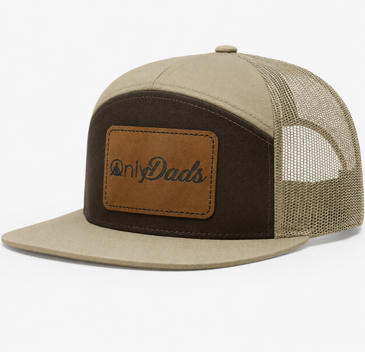 Only Dads Leather Patch Hat