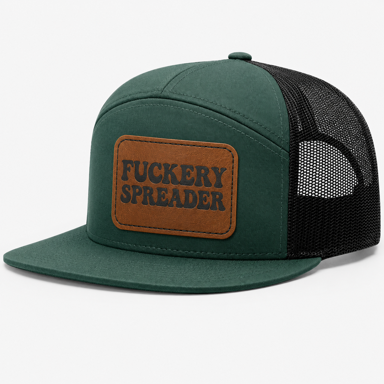 Fuckery Spreader Leather Patch Hat